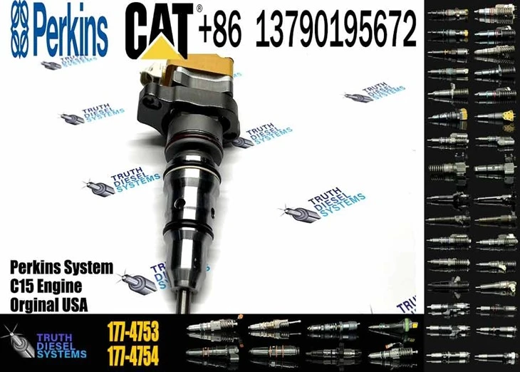 Caterpillar Injector 3126 Good Testing High Competitively Fuel Injector 593597C91R 593597C91r 177-4753 1774752 1774753 177-4752 Suit For Perkins 1306 Original New Injector factory