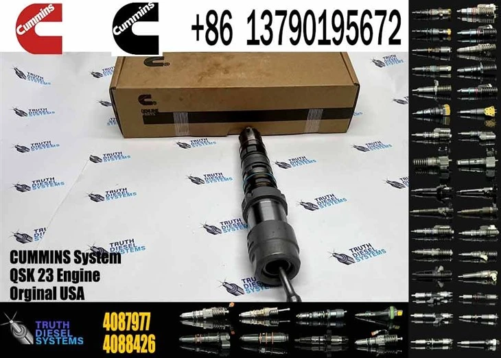 CUMMINS Factory QSK23 4087977 4087977 HPI Diesel Fuel Injector For QSX23 QSK23 Engine Mining Excavator Dump Truck Spare Parts Original New Injector price