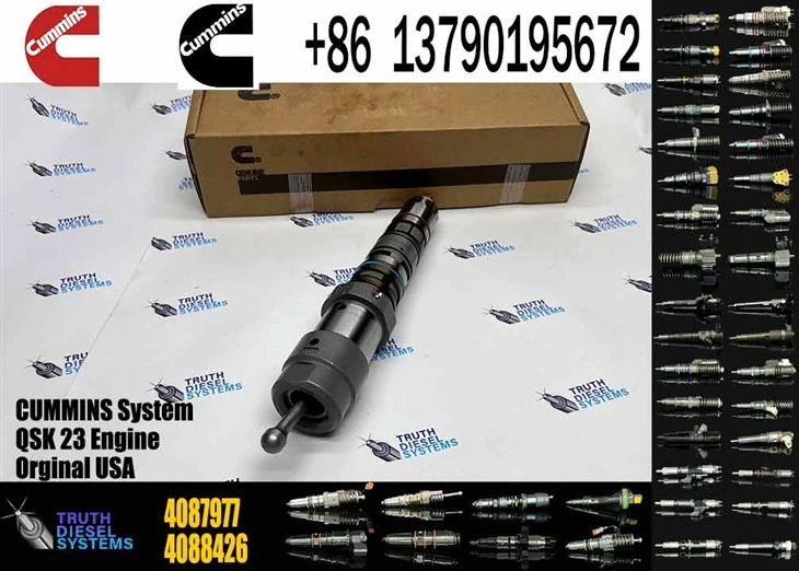 CUMMINS Factory QSK23 4087977 4087977 HPI Diesel Fuel Injector for QSX23 QSK23 Motor Mining Excavator Dump Truck Rezervni deli Original New Injector